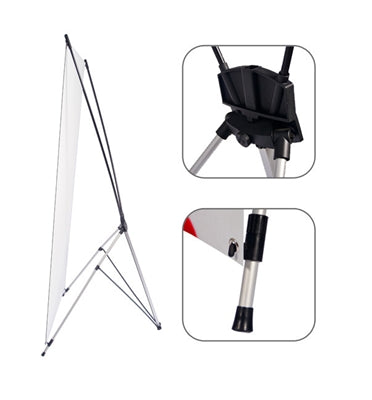 Small X Banner Stand, 24" x 63" SIGNWORLD