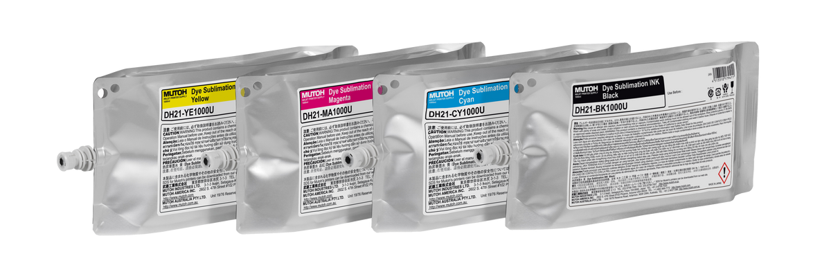 OEM MUTOH DH21 Dye Sublimation Ink, 1000ml MUTOH