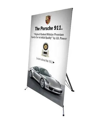 Large X Banner Stand, 48" x 78" SIGNWORLD