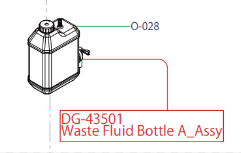 OEM Waste Ink Tank for MUTOH Printers (Part# DG-43501) MUTOH