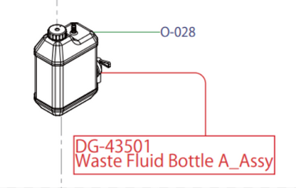 OEM Waste Ink Tank for MUTOH Printers (Part# DG-43501) MUTOH