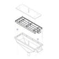 OEM Spit Pad for Mutoh 1341SR-Pro,  1641SR-Pro, 1641SR-Pro II, 1682SR-Pro, 1642WR-Pro - IJ-FLABS-02 MUTOH