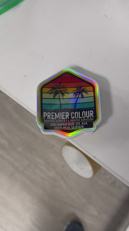 Macan Printable Holographic Air-Release Vinyl, 4mil