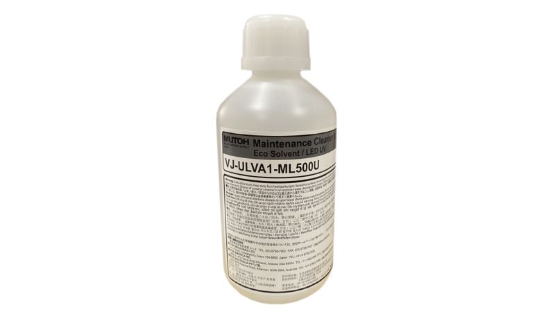 OEM Cleaning Solution for Mutoh MS31, MS41, UH21 and US11 Printers - VJ-ULVA1-ML500U MUTOH